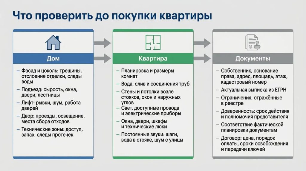 Что проверить до покупки квартиры